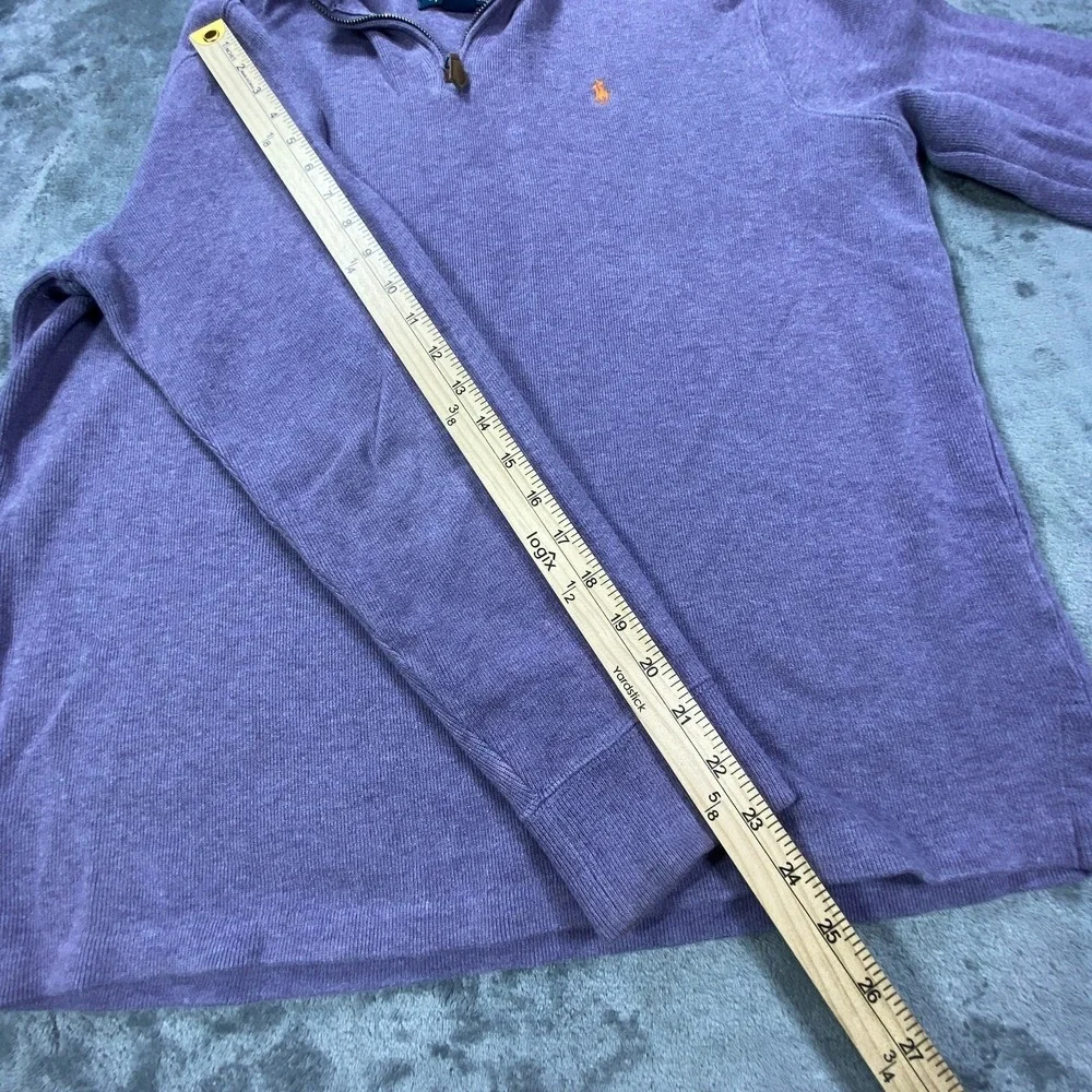 Vintage Polo Ralph Lauren Shirt Large Purple Golf‎ Pony Ivy Classic Long Sleeve
